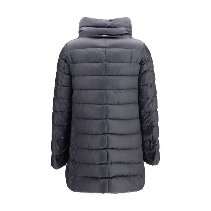 Herno Black Polyamide Full-Length Jacket