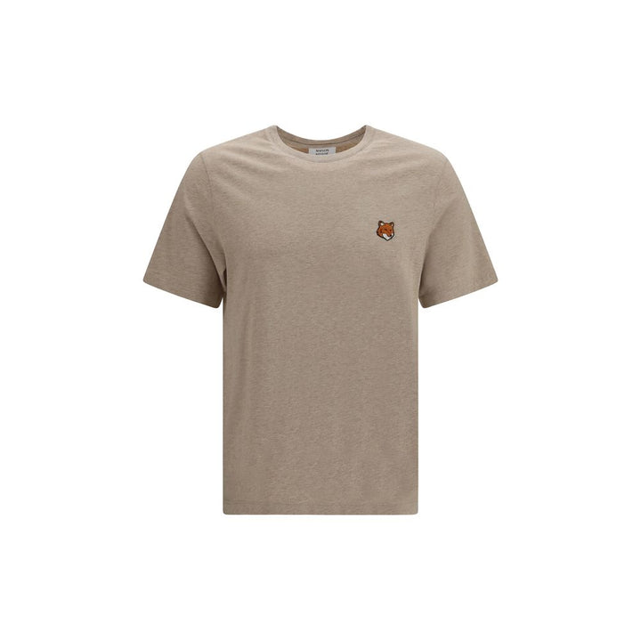 Maison Kitsuné Beige Cotton T-Shirt