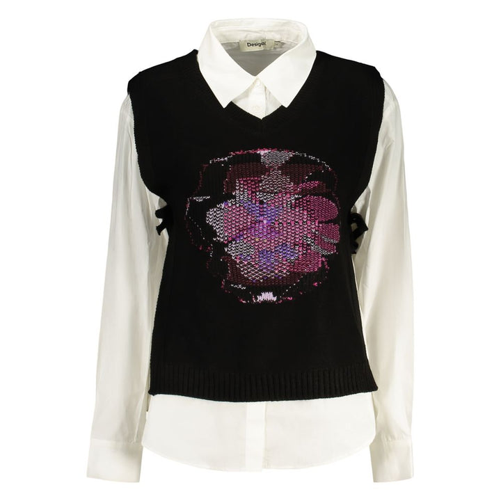 Desigual Black Cotton Women's Shirt
