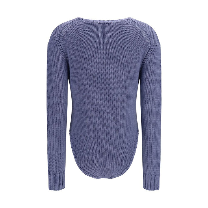 Forte_Forte Purple Wool Oves Aries Bodysuit