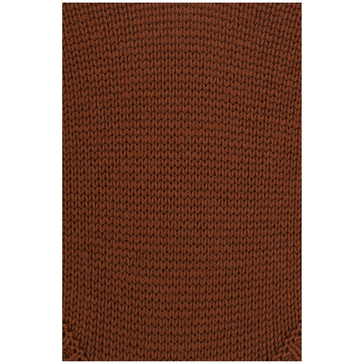 Forte_Forte Brown Wool Oves Aries Bodysuit
