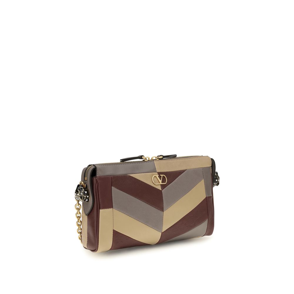 Valentino Garavani Multicolor Napa Leather / Calf Bos Taurus Shoulder Bag