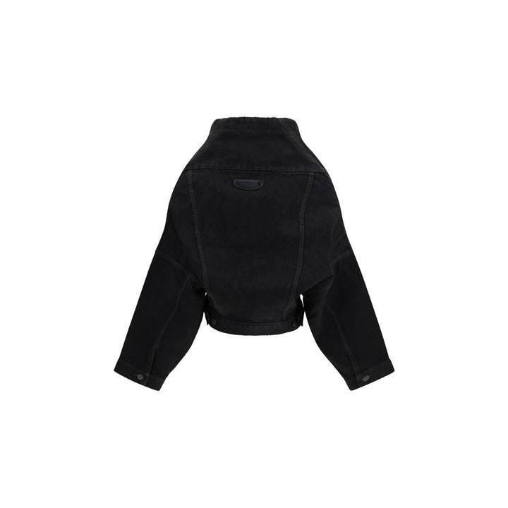 Balenciaga Black Cotton Denim Jacket