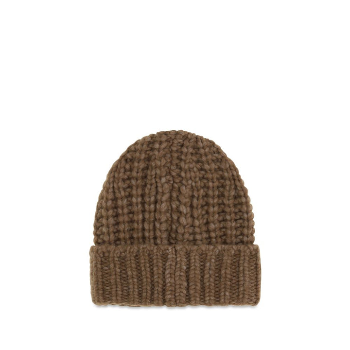 Moncler Grenoble Brown Alpaca Vicugna Pacos Beanie