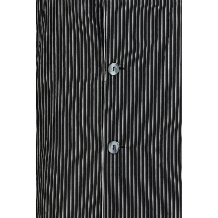 R13 Black Viscose Pattern Shirt