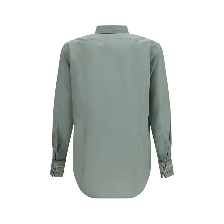 Prada Bicolor Cotton Dress Shirt