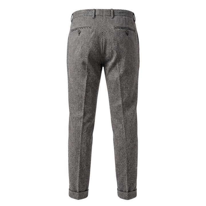 Roberto Pepe Luxury Black Rayon Men Pant