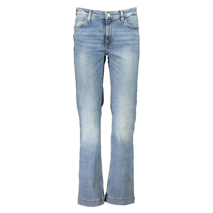 Guess Jeans Blue Cotton Flared Jeans
