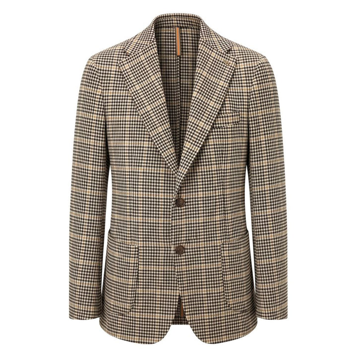 Roberto Pepe Luxury Beige Nylon Men Jacket