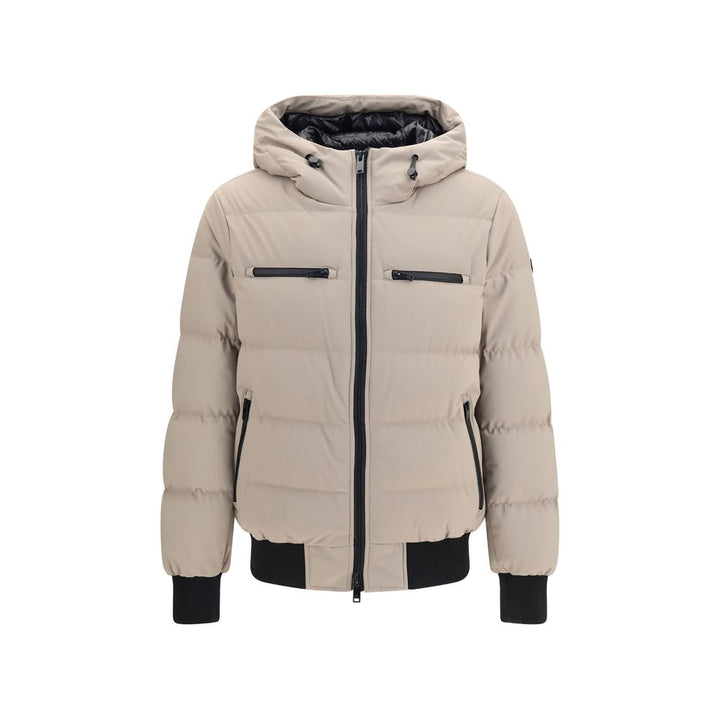 Moose Knuckles Beige Nylon Shell Jacket