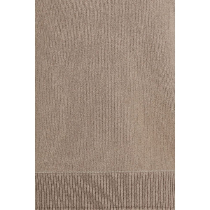 Laneus Beige Wool Oves Aries Sweatshirt