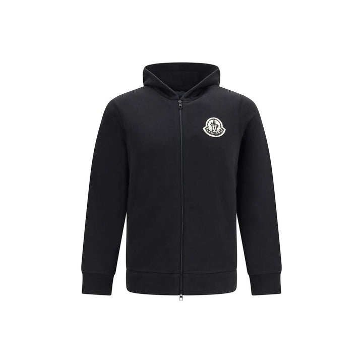 Moncler Black Cotton Sweatshirt