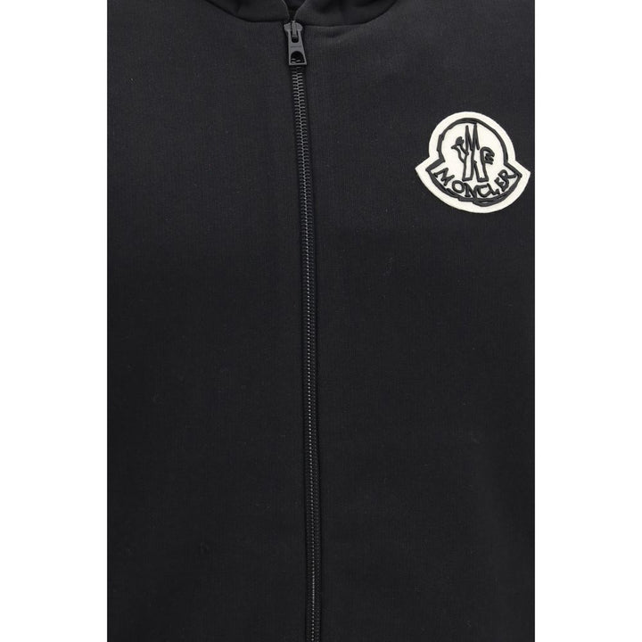 Moncler Black Cotton Sweatshirt