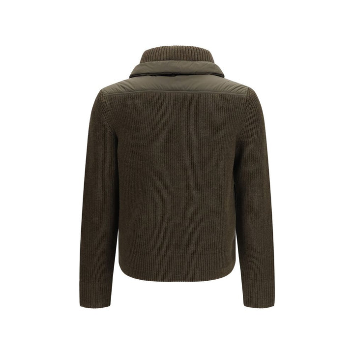 Moncler Grenoble Brown Wool Oves Aries Sweatshirt