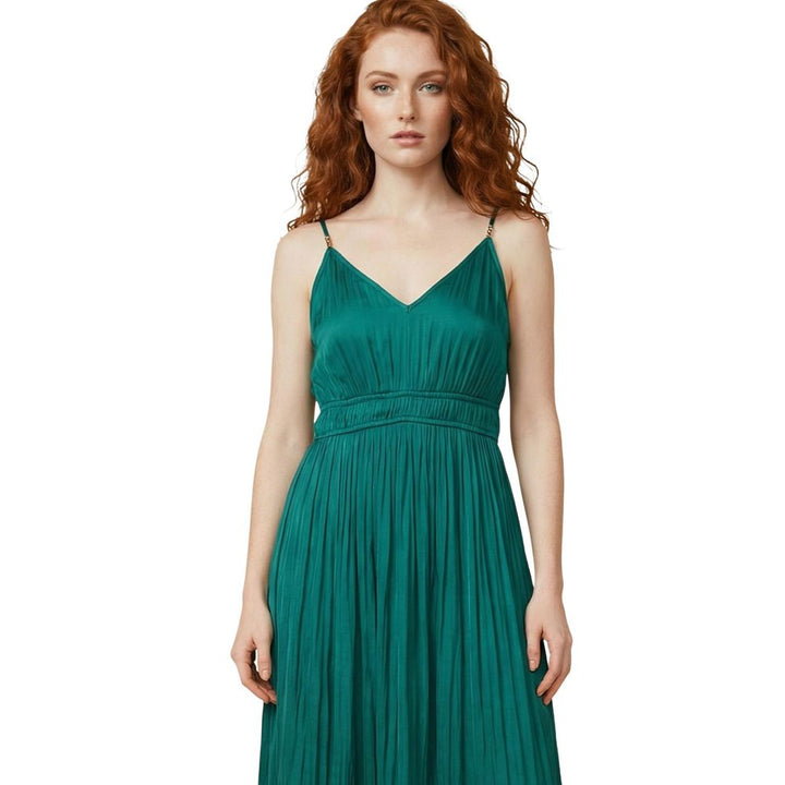 Morgan De Toi Bicolor Polyester Long Dress