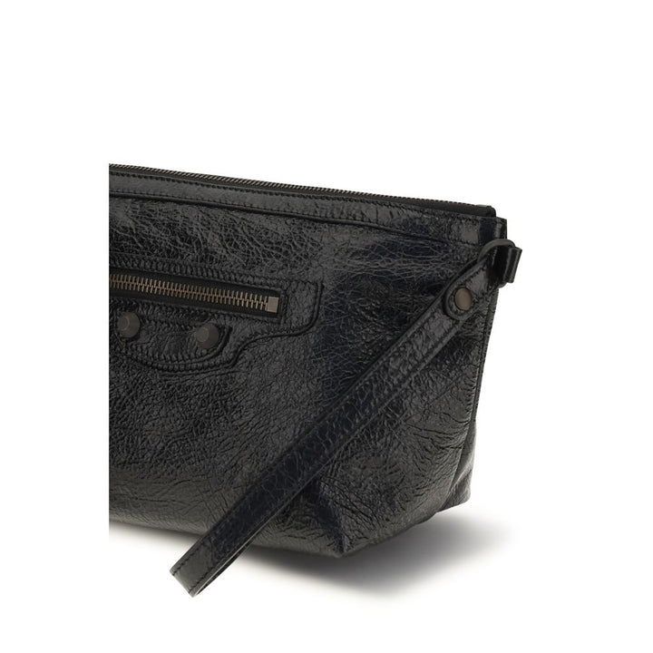 Balenciaga Black Calf Leather Bos Taurus Accessories