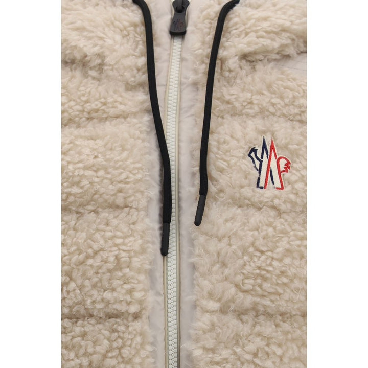 Moncler Grenoble Beige Polyamide Sleeveless Jacket