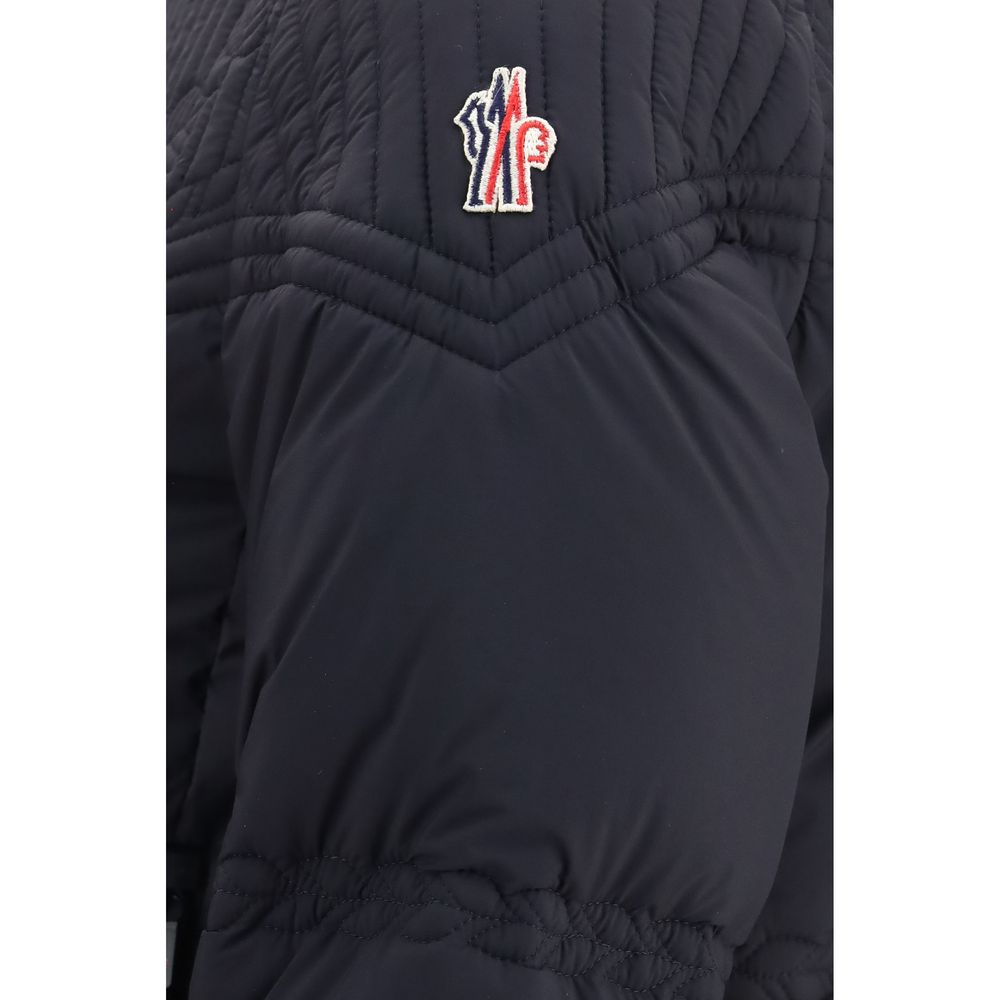Moncler Grenoble Black Polyamide Full-Length Jacket