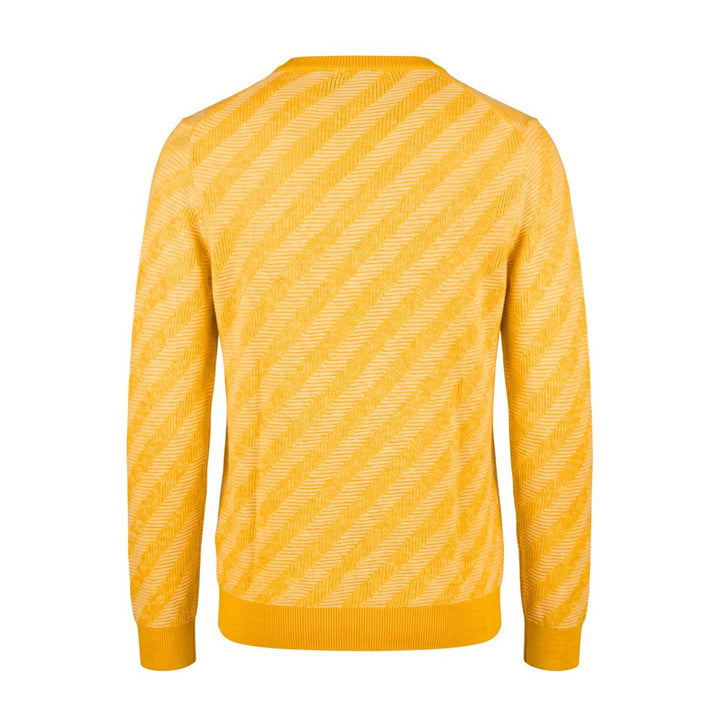 Malo Orange Linen Men Sweater