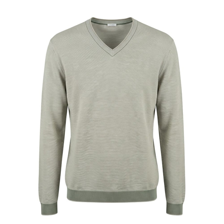 Malo Green Cotton Men Sweater