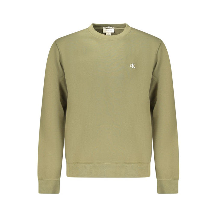 Calvin Klein Green Cotton Sweatshirt