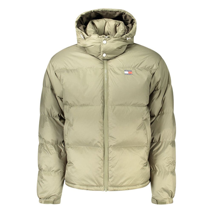 Tommy Hilfiger Green Polyester Full-Length Jacket