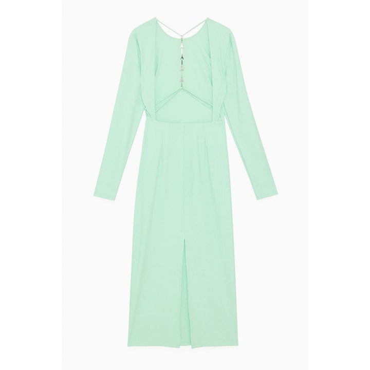 Patrizia Pepe Green Polyamide Casual Dress