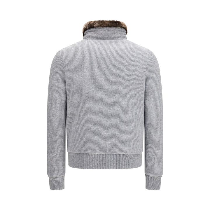 MooRER Gray Goose Down Full-Length Jacket