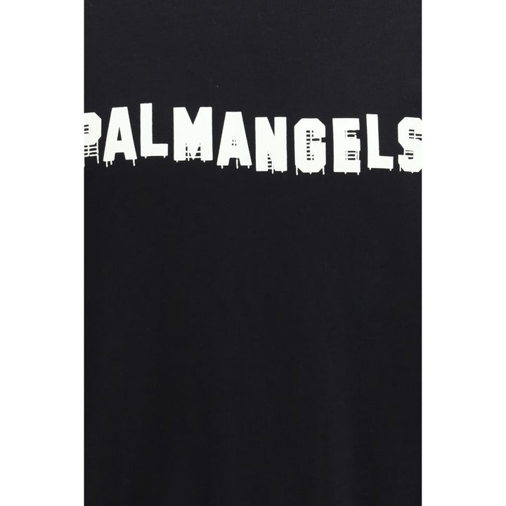 Palm Angels Black Cotton Sweatshirt