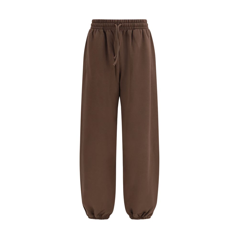 Palm Angels Brown Cotton Sweatshirt