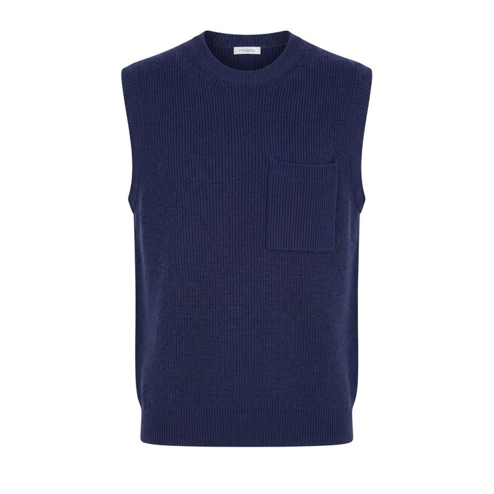Malo Blue Wool Men's Sweater