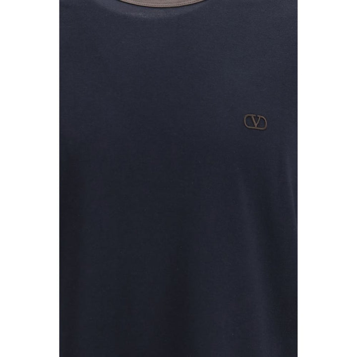 Valentino Garavani Blue Cotton T-Shirt
