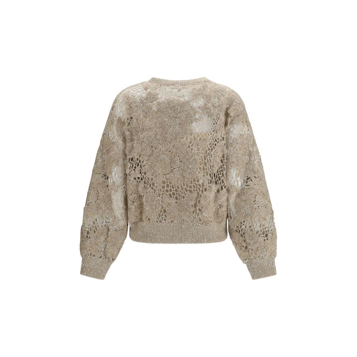 Brunello Cucinelli Beige Mohair Sweatshirt