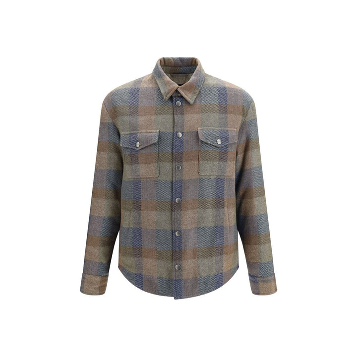 Etro Multicolor Wool Oves Aries Shirt
