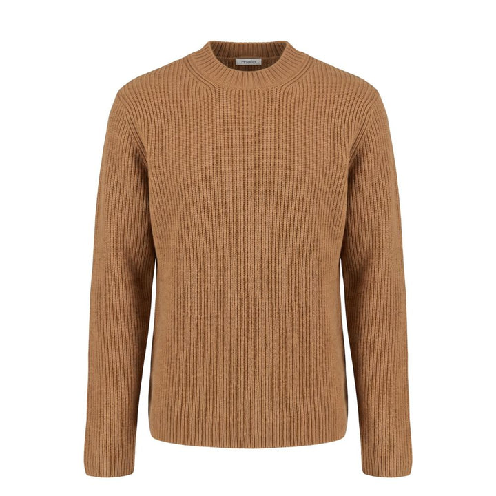 Malo Brown Wool Men Sweater