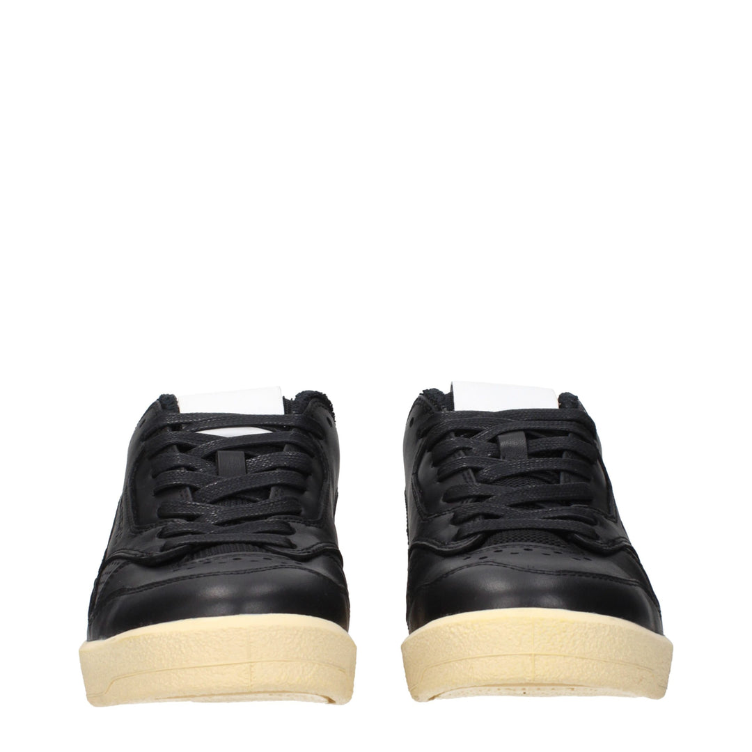 Jil Sander Black Leather Low Top Sneakers