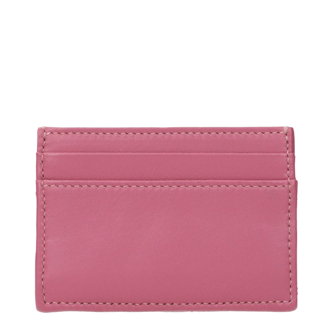 Versace Pink Leather Cardholder