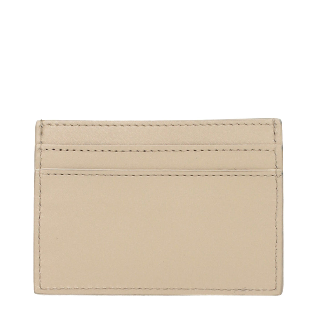 Versace Beige Leather Cardholder