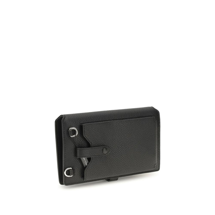 Dolce & Gabbana Black Calf Leather Bos Taurus Shoulder Bag