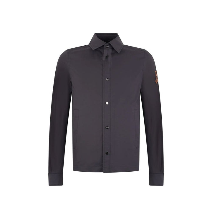 Herno Blue Cotton Shell Jacket