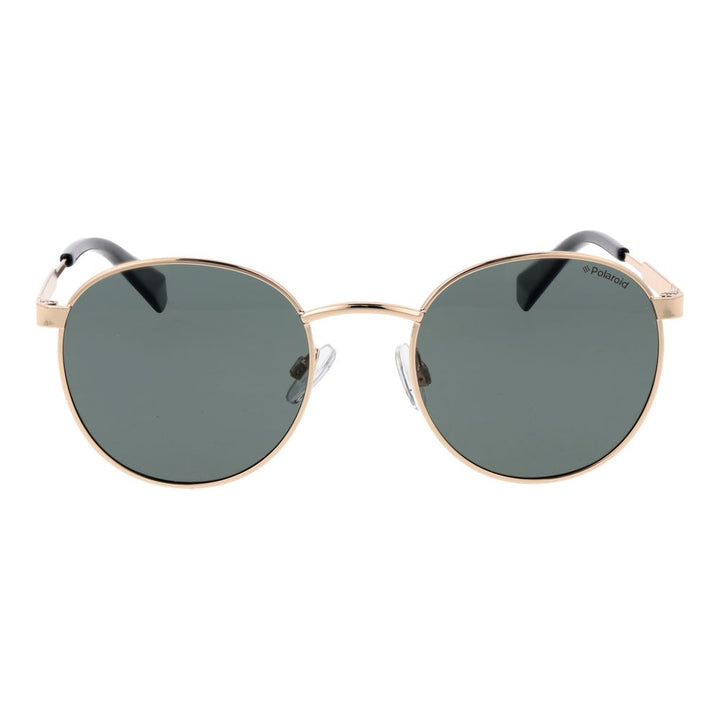 Polaroid Gold Metal Sunglasses