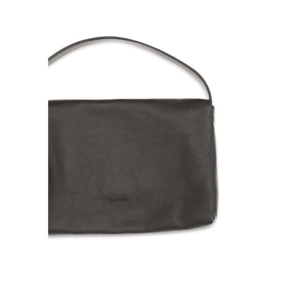 The Row Brown Calf Leather Bos Taurus Shoulder Bag