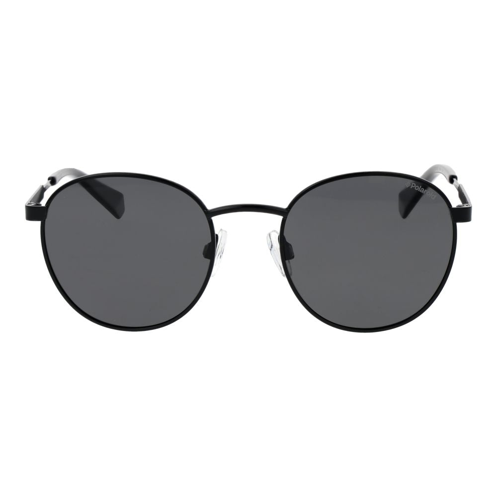 Polaroid Black Stainless Steel Sunglasses