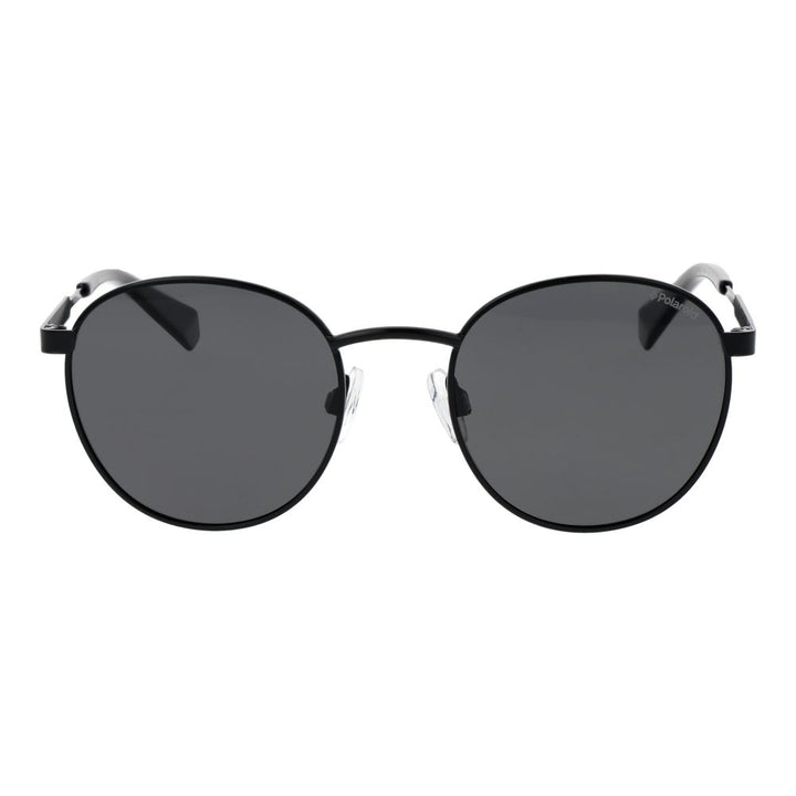 Polaroid Black Stainless Steel Sunglasses
