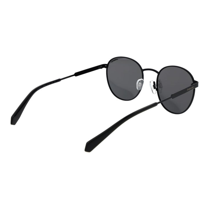 Polaroid Black Stainless Steel Sunglasses