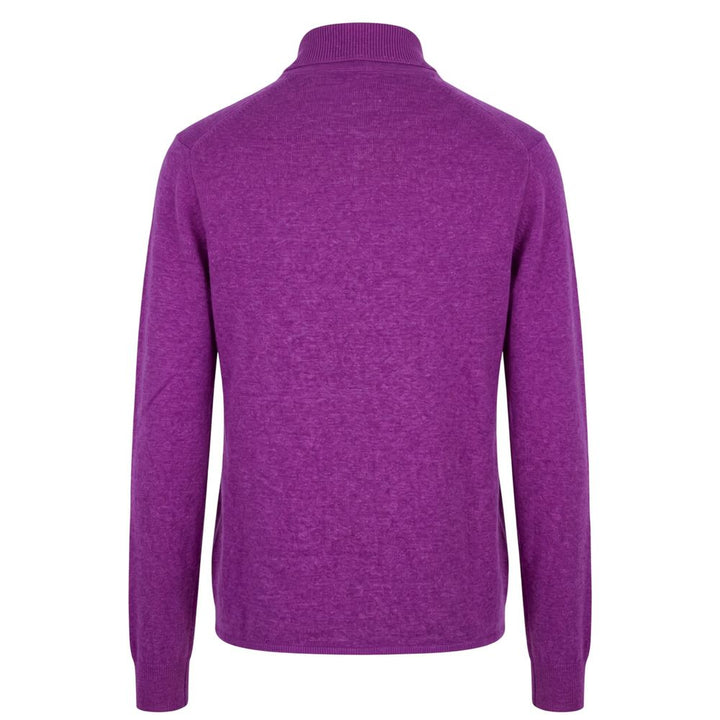 Malo Purple Silk Men Sweater