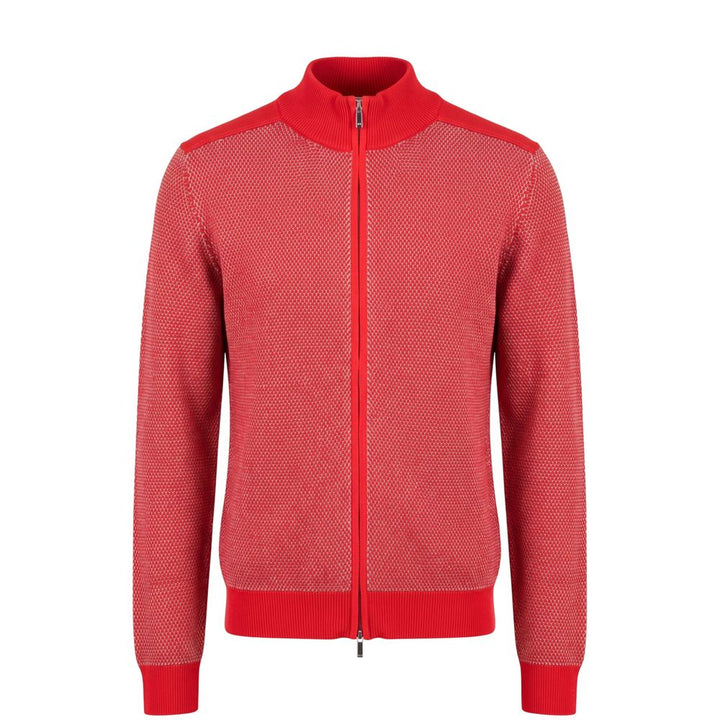 Malo Red Cotton Men Sweater