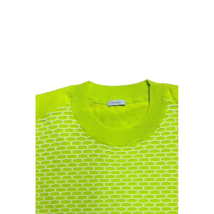 Malo Green Cotton Men Sweater