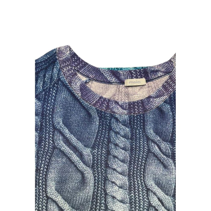 Malo Blue Wool Men's Sweater