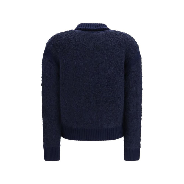 Jacob Cohen Blue Alpaca Vicugna Pacos Sweatshirt